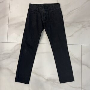Armani Exchange Black Straight Leg Denim Jeans.  Sz 30/30